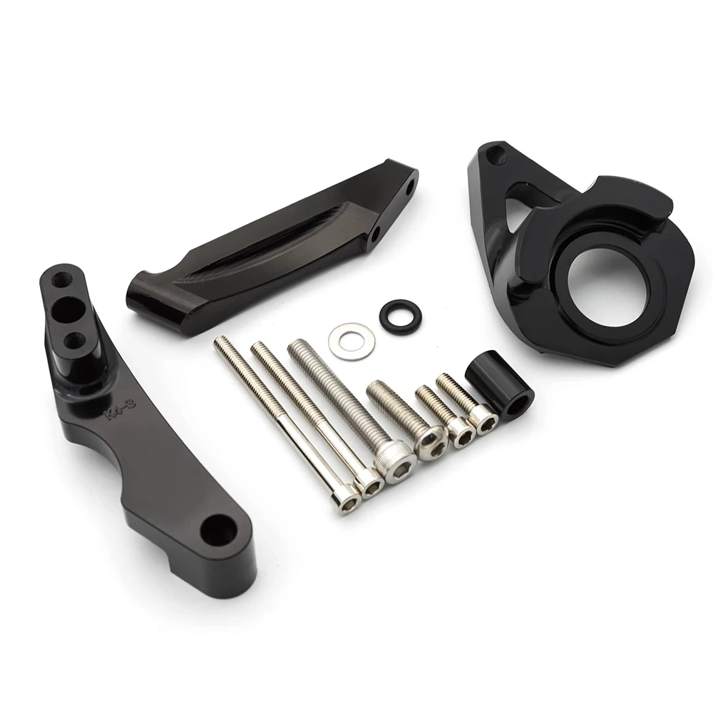 Carbon Steering Damper Stabilizer Bracket Mounting Kit Motorcycle For Suzuki GSXR GSX-R 600 750 2001-2005 K1 K2 K3 K4 K5 GSXR600