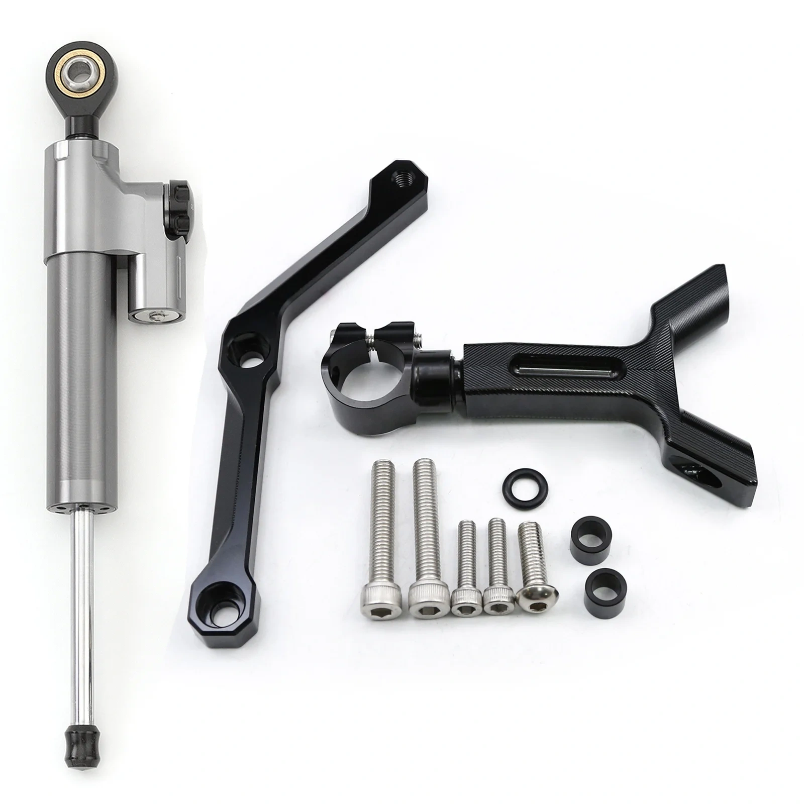 Motorcycle Steering Damper Stabilizer Bracket Mounting Kit For Triumph STREET TRIPLE 765 S/R RS 2017 2018 2019 2020 2021 2022