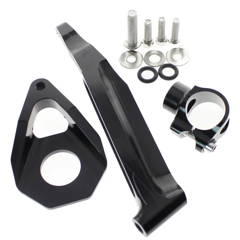 For Honda CBR600RR CBR600 RR CBR 600RR 600 2005 2006 Carbon Fiber Stabilizer Steering Damper Mounting Bracket Support Kit