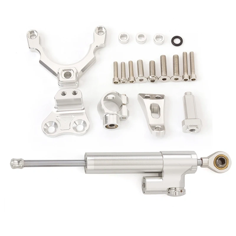 2023 Fiber Carbon Steering Damper Stabilizer Motorcycle For Kawasaki Z900 Z 900 2017-2022 2021 Dampers Mount Bracket Support Kit