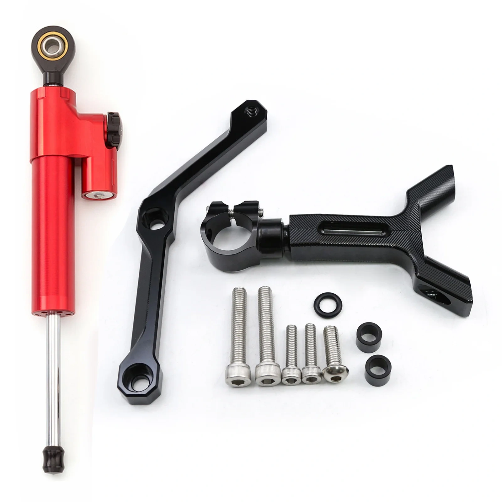 Motorcycle Steering Damper Stabilizer Bracket Mounting Kit For Triumph STREET TRIPLE 765 S/R RS 2017 2018 2019 2020 2021 2022