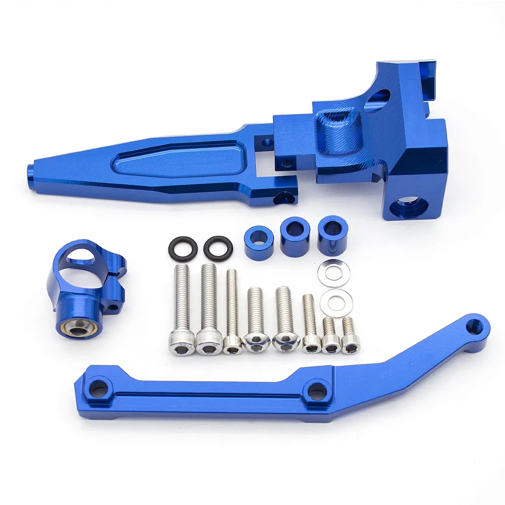 For Yamaha Tracer 900 MT09 FJ09 MT-09 2016-2020 2019 2018 Fiber Carbon Steering Damper Stabilizer Bracket Support Mounting Kit