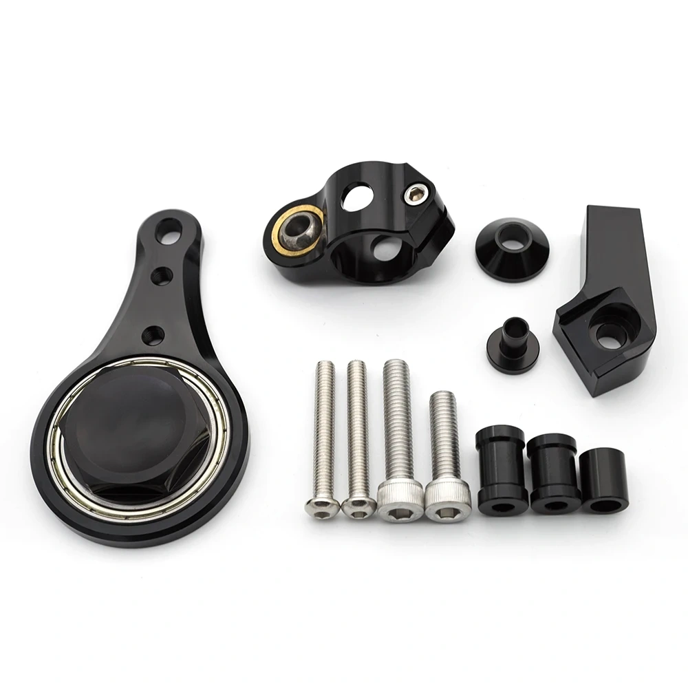For Kawasaki Ninja ZX636 ZX6R ZX-6R ZX 6R 2005 2006 CNC Steering Damper Stabilizer Motorcycle Dampers Mount Bracket Support