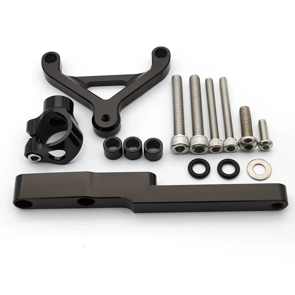 For Honda CB1000R CB 1000 R 1000R 2008-2020 2015 2014 2013 2012 2011 2010 Fiber Carbon Steering Damper Stabilizer Bracket Kit