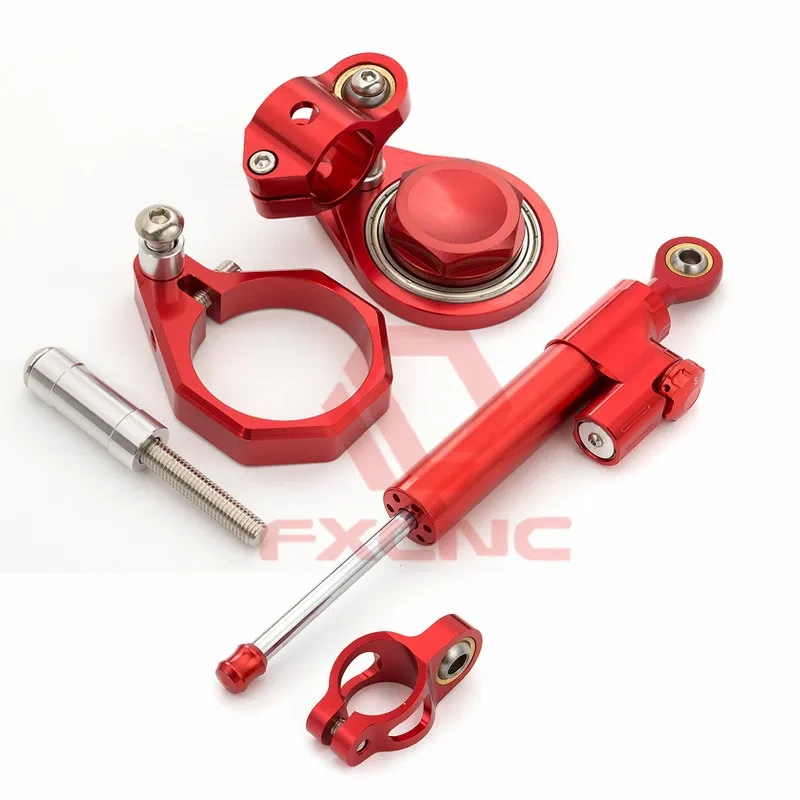 For Suzuki GSXR600 GSXR750 2006-2010 GSXR 1000 2007-2008 CNC Motorcycle Stabilize Steering Damper Bracket Mounting Kit Support