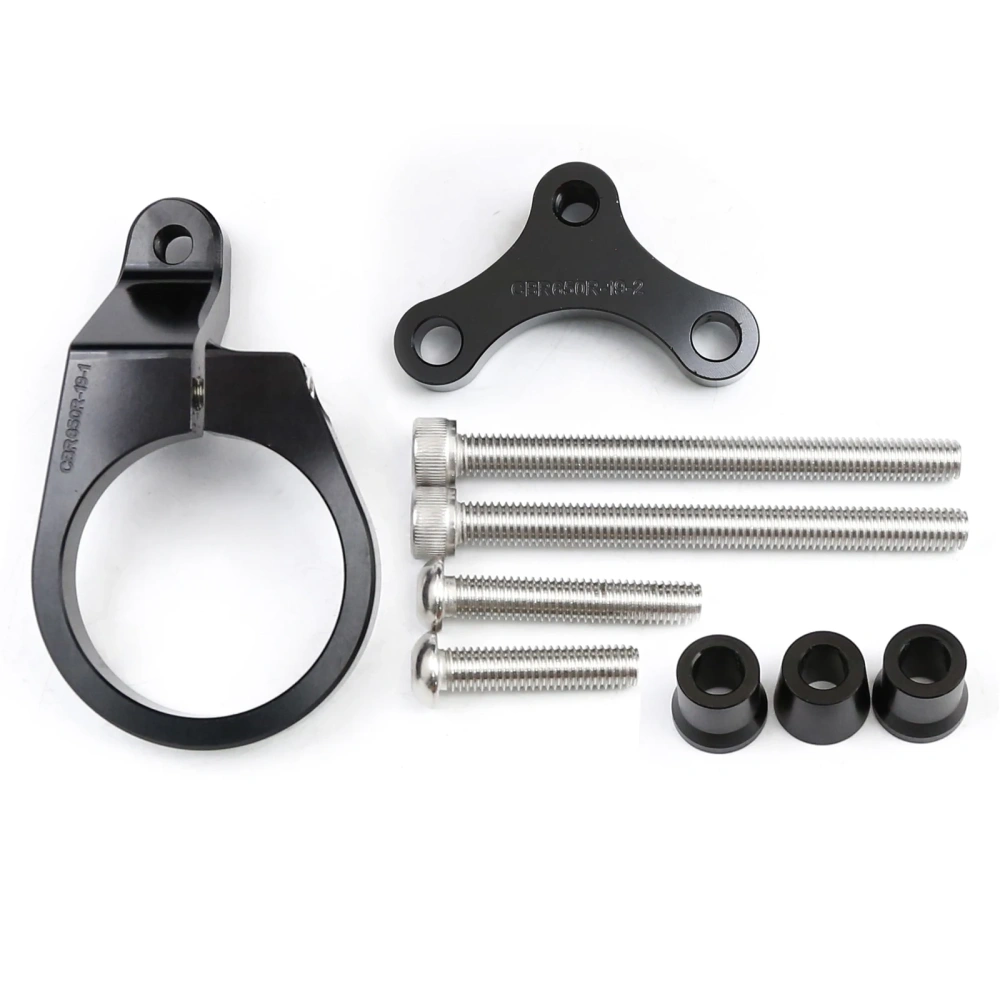 CBR650R Motorcycle Accessories CNC Aluminum Steering Damper Mounting Bracket For Honda CBR 650R 650 R 2019 2020 2021 2022 2023