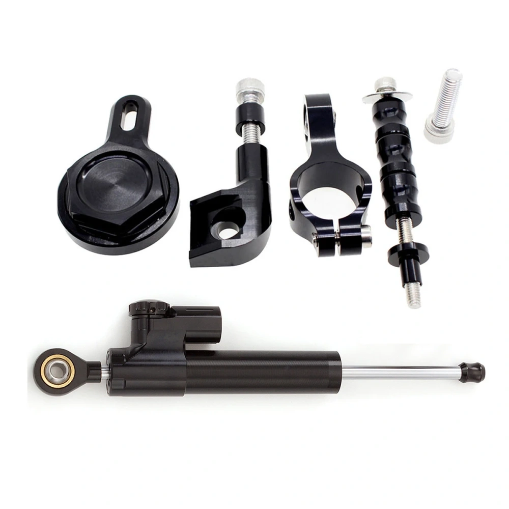 For YAMAHA YZF R1 YZF-R1 YZFR1 1998 1999 2000 2001 Carbon Fiber Stabilizer Steering Damper Bracket Support Mounting Kit