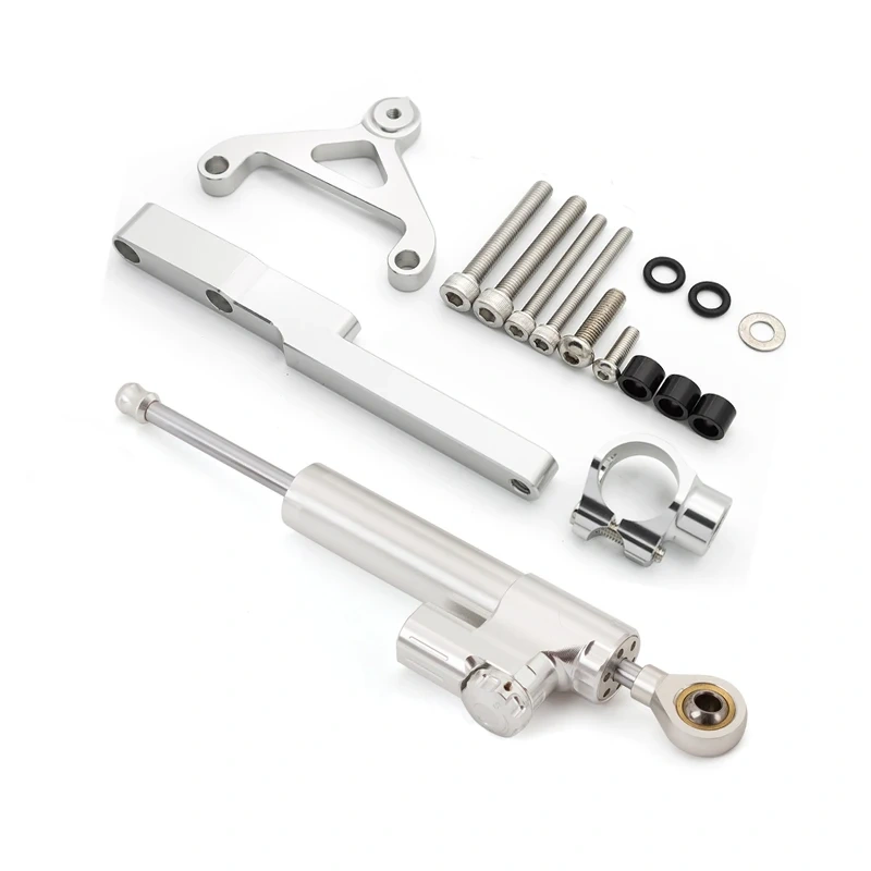 For Honda CB1000R CB 1000 R 1000R 2008-2020 2015 2014 2013 2012 2011 2010 Fiber Carbon Steering Damper Stabilizer Bracket Kit