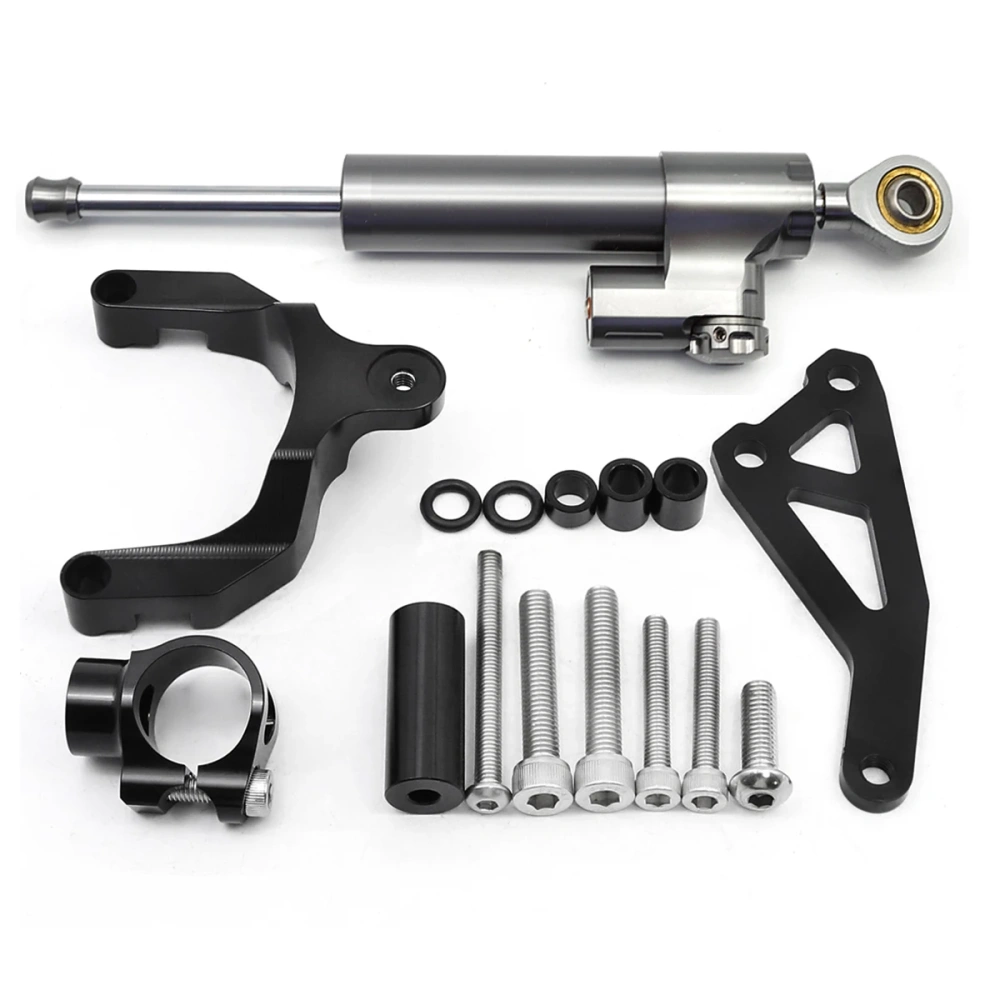 CNC Aluminum Steering Damper Shock Abosber Stabilizer Mounting Bracket Kit FOR Suzuki GSR750 GSR 750 2011 2012 2013 2014 2015