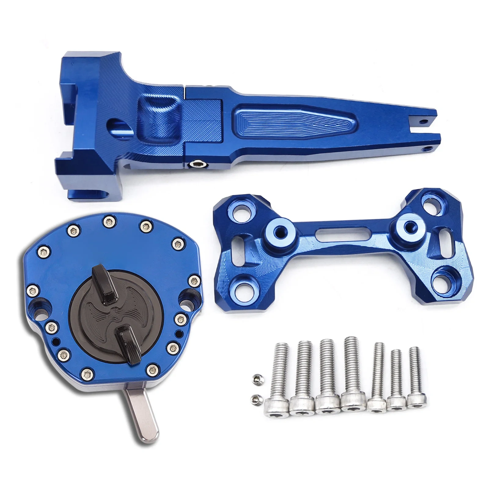 CNC Aluminum Steering Damper & Bracket Mouting Kit For Yamaha Tracer MT-09 900 9 GT 9GT MT09 2015 2016 2017 2018 2019 2020-2022