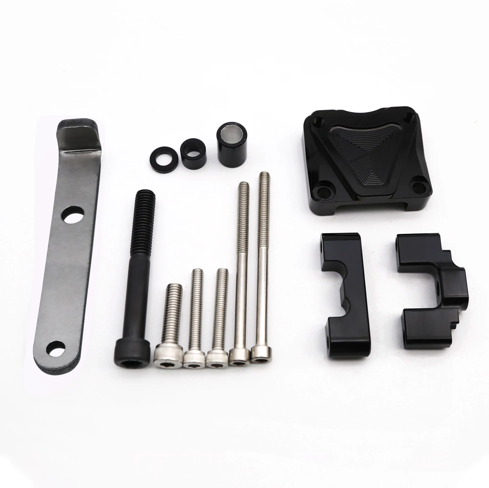 For Zero 10X Electric Scooter Steering Damper Stabilize Aluminum Bracket Mounting Support Kit Directional Dampers Accessories