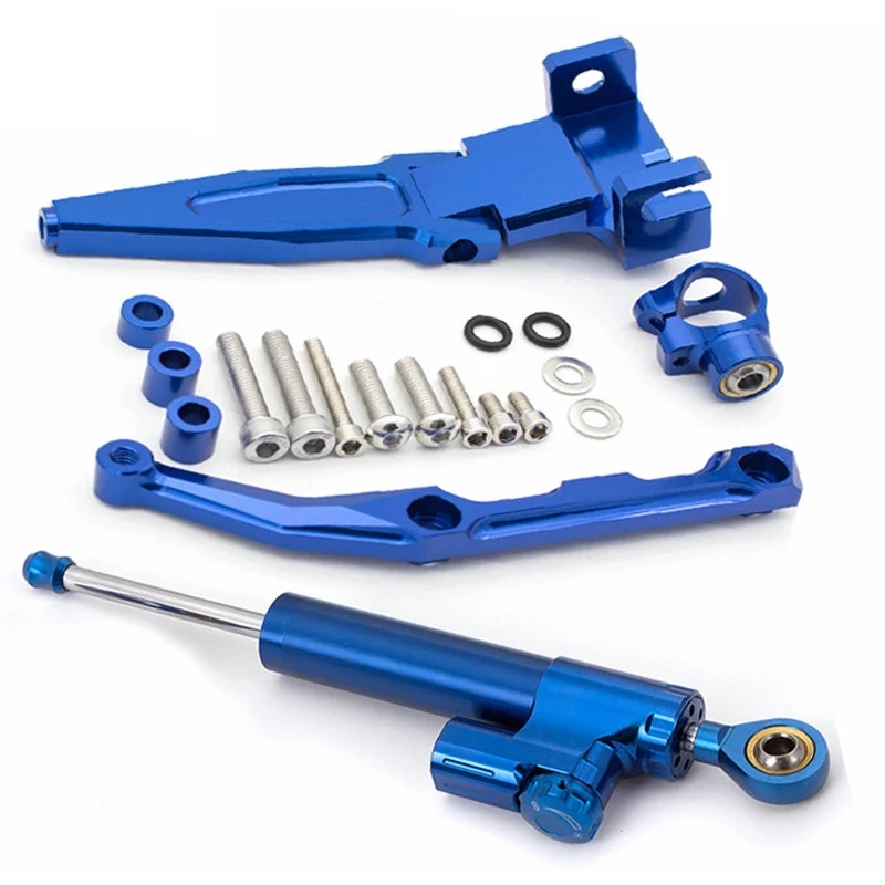 Carbon Steering Damper Stabilizer Motorcycle For Yamaha Tracer MT09 FJ09 900 MT-09 Directional Dampers Mount Bracket Support Kit