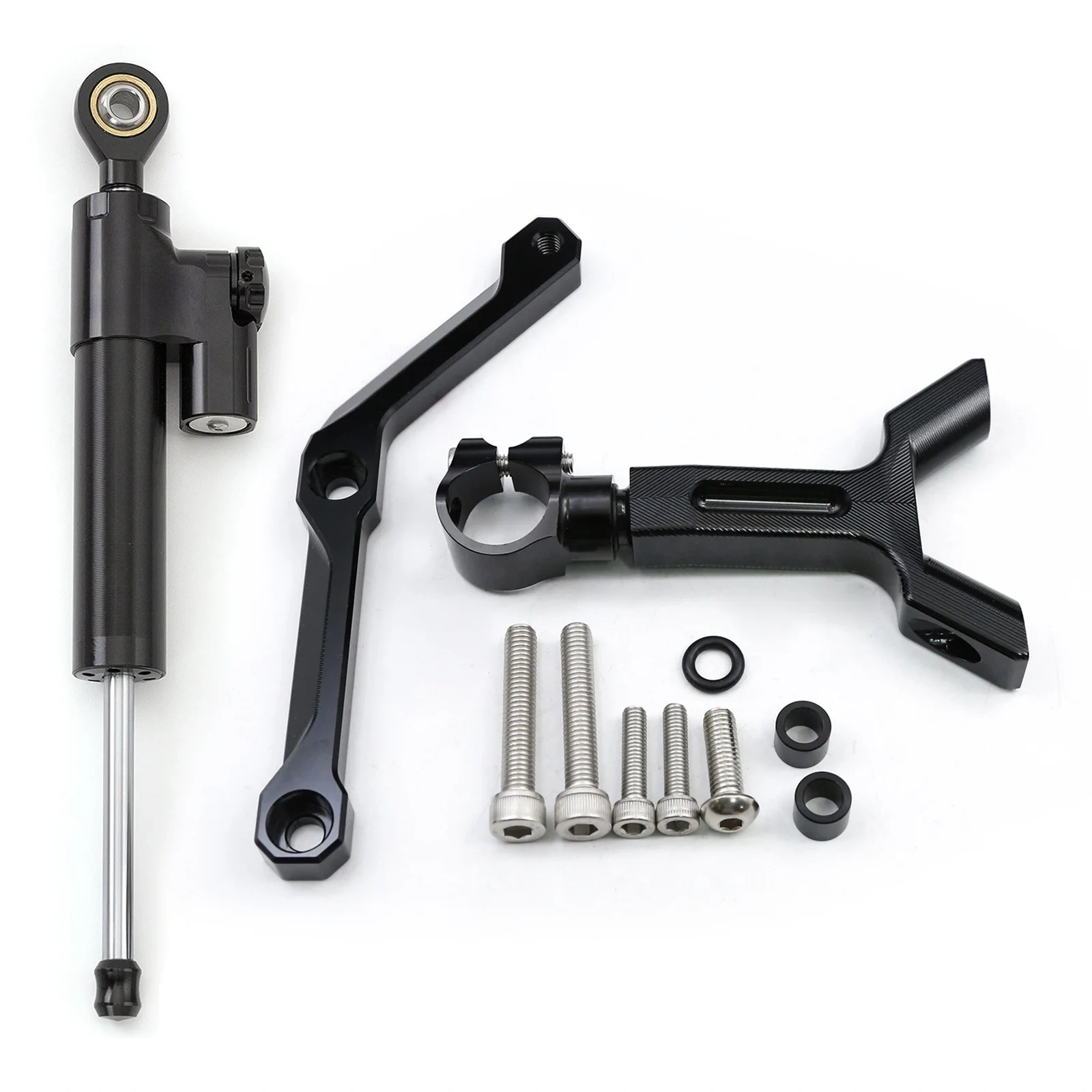 Motorcycle Steering Damper Stabilizer Bracket Mounting Kit For Triumph STREET TRIPLE 765 S/R RS 2017 2018 2019 2020 2021 2022