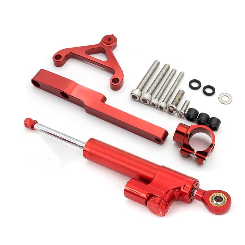 For Honda CB1000R CB 1000 R 1000R 2008-2020 2015 2014 2013 2012 2011 2010 Fiber Carbon Steering Damper Stabilizer Bracket Kit