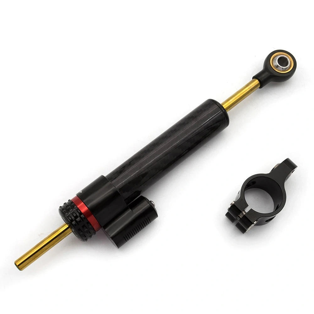 For Suzuki GSXS GSX-S 1000 GSXS1000 GSX-S1000F 2016-2023 Fiber Carbon Steering Damper Stabilizer Bracket Support Mounting Kit