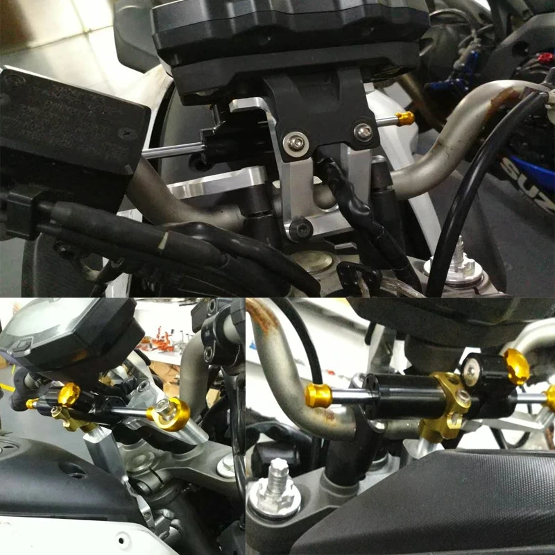 FOR Yamaha MT-07 MT07 MT 07 FZ07 2014 2015 2016 2017 2018 2019 Motorcycle Steering Damper Stabilizer Bracket Mounting Kit