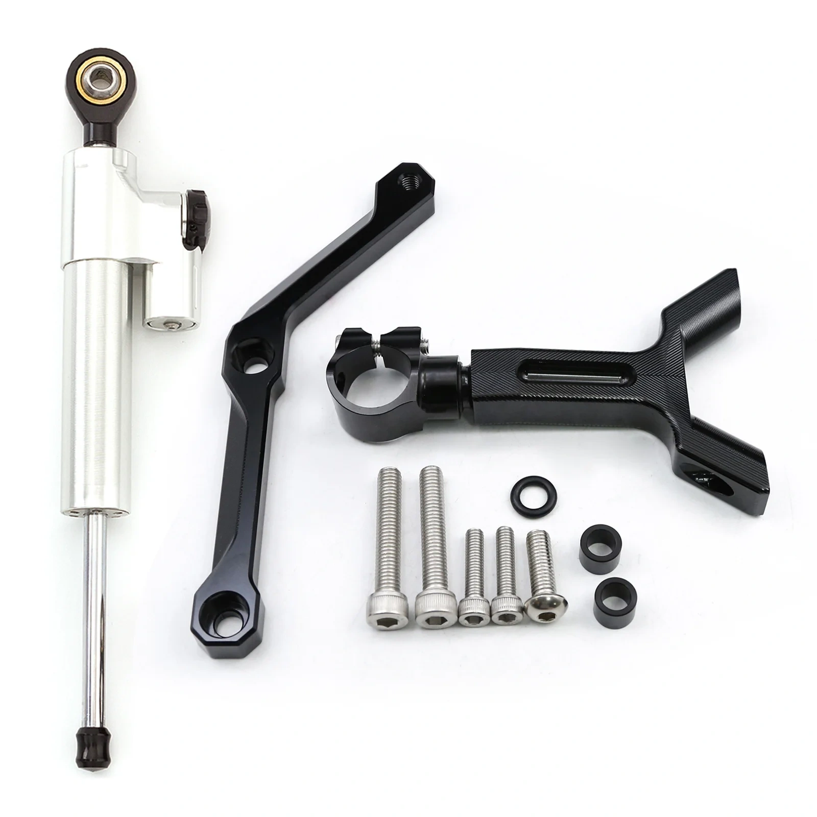 Motorcycle Steering Damper Stabilizer Bracket Mounting Kit For Triumph STREET TRIPLE 765 S/R RS 2017 2018 2019 2020 2021 2022