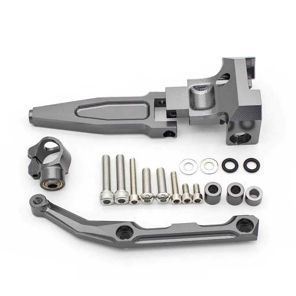 Carbon Steering Damper Stabilizer Motorcycle For Yamaha Tracer MT09 FJ09 900 MT-09 Directional Dampers Mount Bracket Support Kit