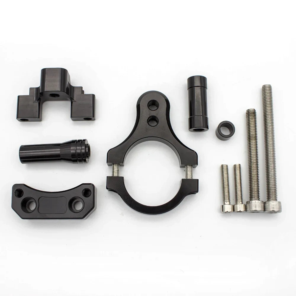 2019-2022 For Yamaha YZF R3 R25 MT25 YZFR3 YZF-R3 2020 2021 NEW Fiber Carbon Steering Damper Stabilizer Bracket Mounting Kit