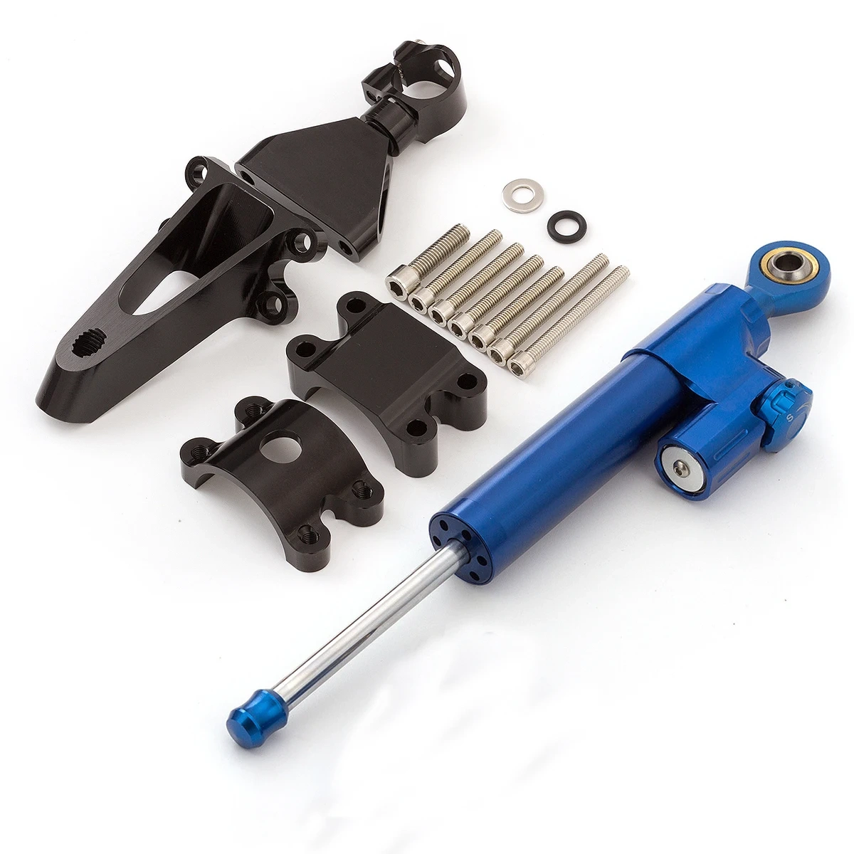Fiber Carbon Steering Damper Stabilizer Motorcycle For HONDA CBR600 F4i CBR 600 1999-2003 Dampers Mount Bracket Support Kit