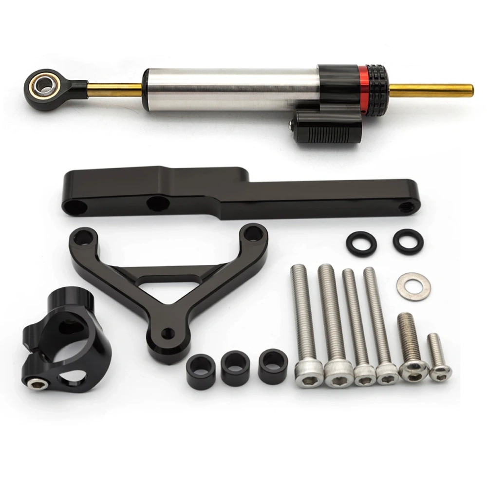For Honda CB1000R CB 1000 R 1000R 2008-2020 2015 2014 2013 2012 2011 2010 Fiber Carbon Steering Damper Stabilizer Bracket Kit