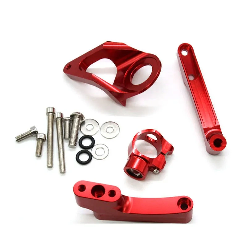 Fiber Carbon Steering Damper Stabilizer Motorcycle For Suzuki GSX1300R HAYABUSA 1300 1998-2019 Dampers Mount Bracket Support Kit