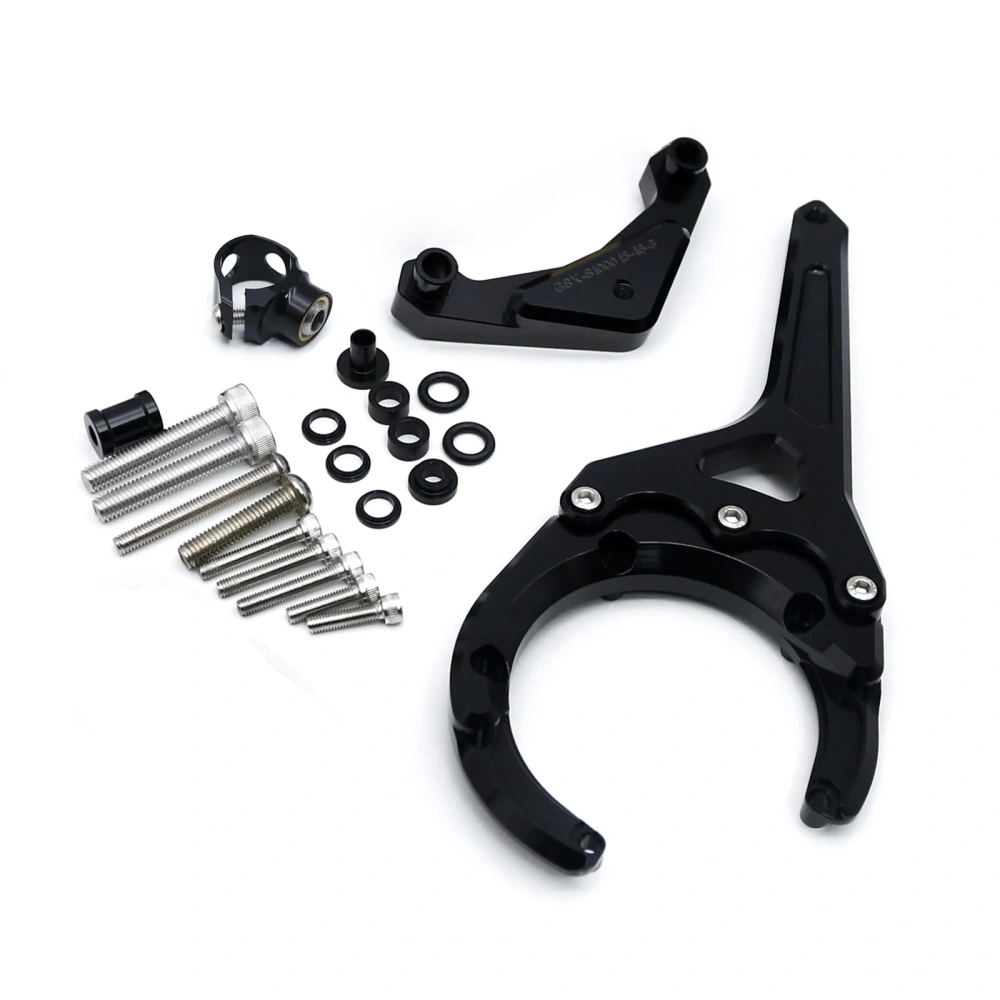 2023 2022 For Suzuki GSXS GSX-S 1000 GSXS1000 GSX-S1000F 2016-2021Carbon Steering Damper Stabilizer Bracket Support Mounting Kit