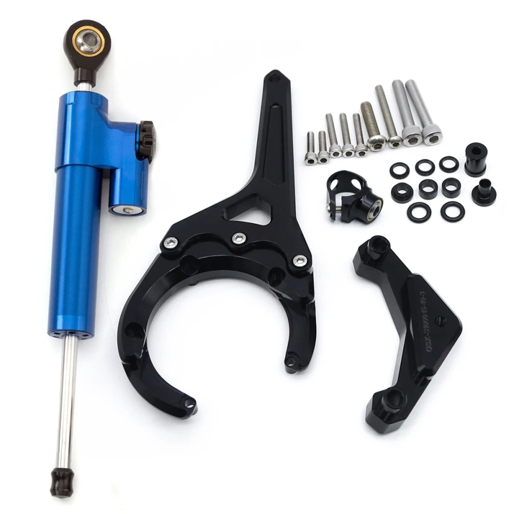 2023 2022 For Suzuki GSXS GSX-S 1000 GSXS1000 GSX-S1000F 2016-2021Carbon Steering Damper Stabilizer Bracket Support Mounting Kit