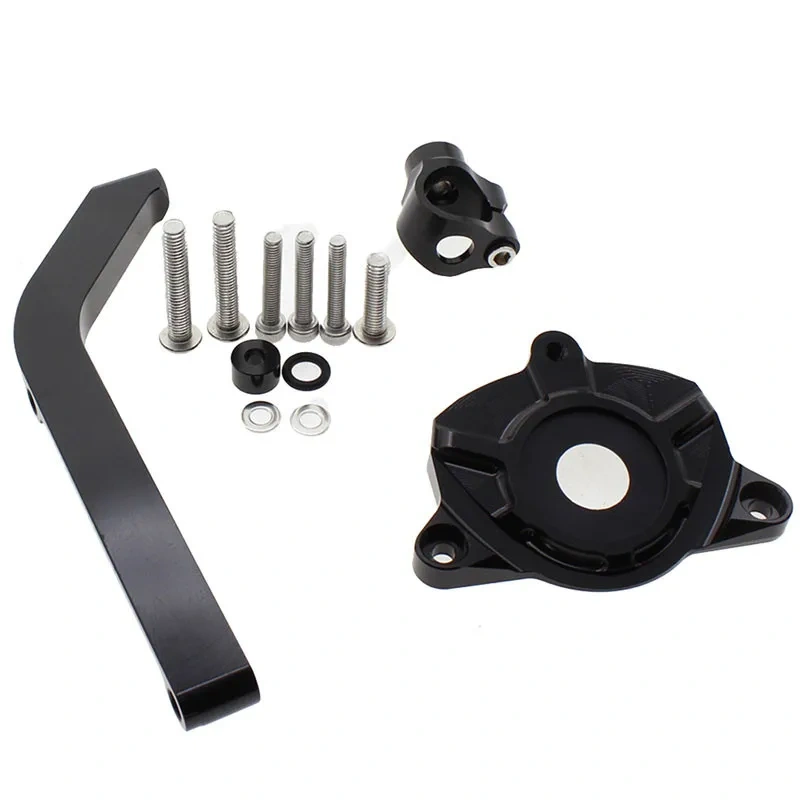 For Kawasaki Z1000 2014 2015 2016 2017 Motorcycle CNC Aluminum Alloy Adjustable Steering Damper Stabilizer Bracket Mounting Kit