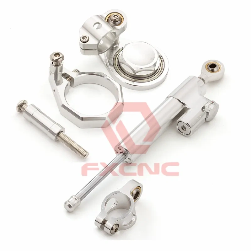 For Suzuki GSXR600 GSXR750 2006-2010 GSXR 1000 2007-2008 CNC Motorcycle Stabilize Steering Damper Bracket Mounting Kit Support