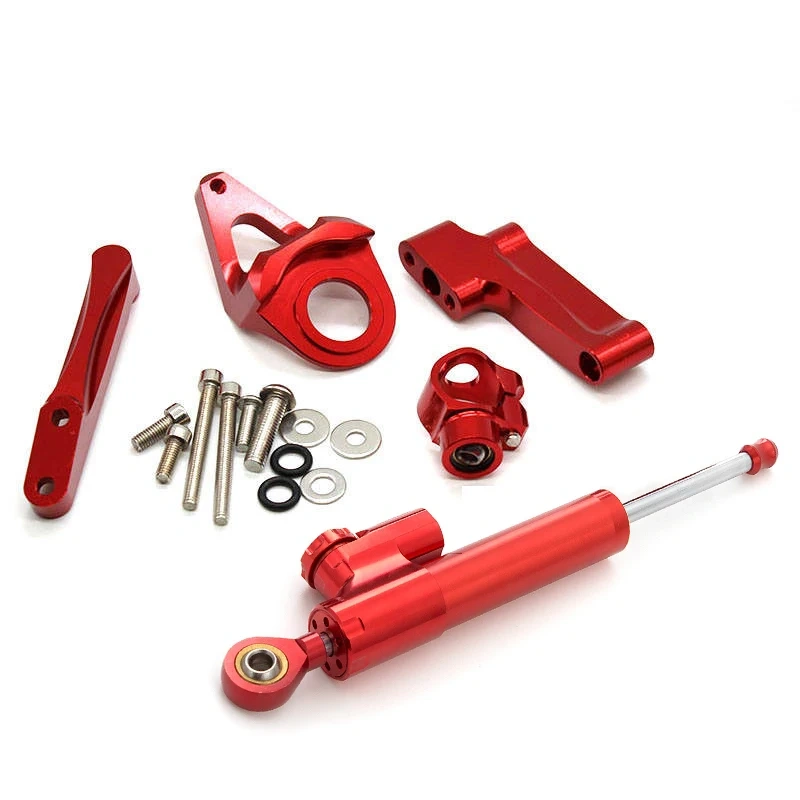 Fiber Carbon Steering Damper Stabilizer Motorcycle For Suzuki GSX1300R HAYABUSA 1300 1998-2019 Dampers Mount Bracket Support Kit