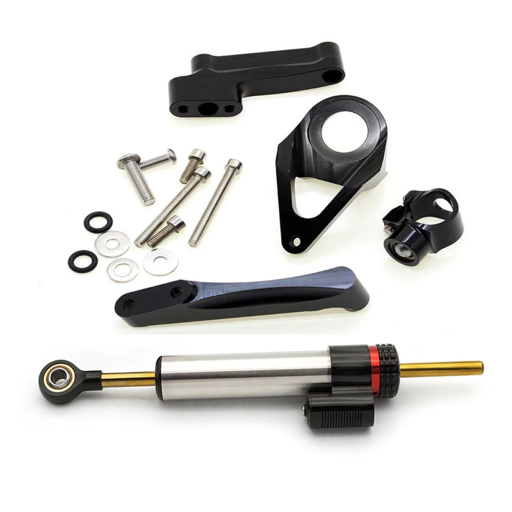 Fiber Carbon Steering Damper Stabilizer Motorcycle For Suzuki GSX1300R HAYABUSA 1300 1998-2019 Dampers Mount Bracket Support Kit