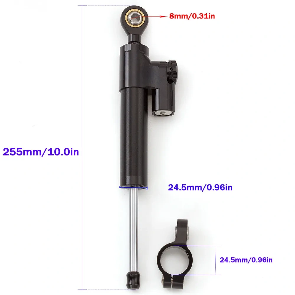 For Suzuki GSXR600 GSXR750 2006-2010 GSXR 1000 2007-2008 CNC Motorcycle Stabilize Steering Damper Bracket Mounting Kit Support