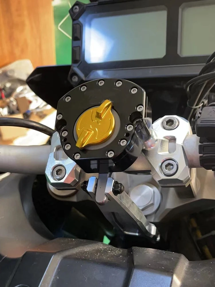 CNC Aluminum Steering Damper & Bracket Mouting Kit For Yamaha Tracer MT-09 900 9 GT 9GT MT09 2015 2016 2017 2018 2019 2020-2022