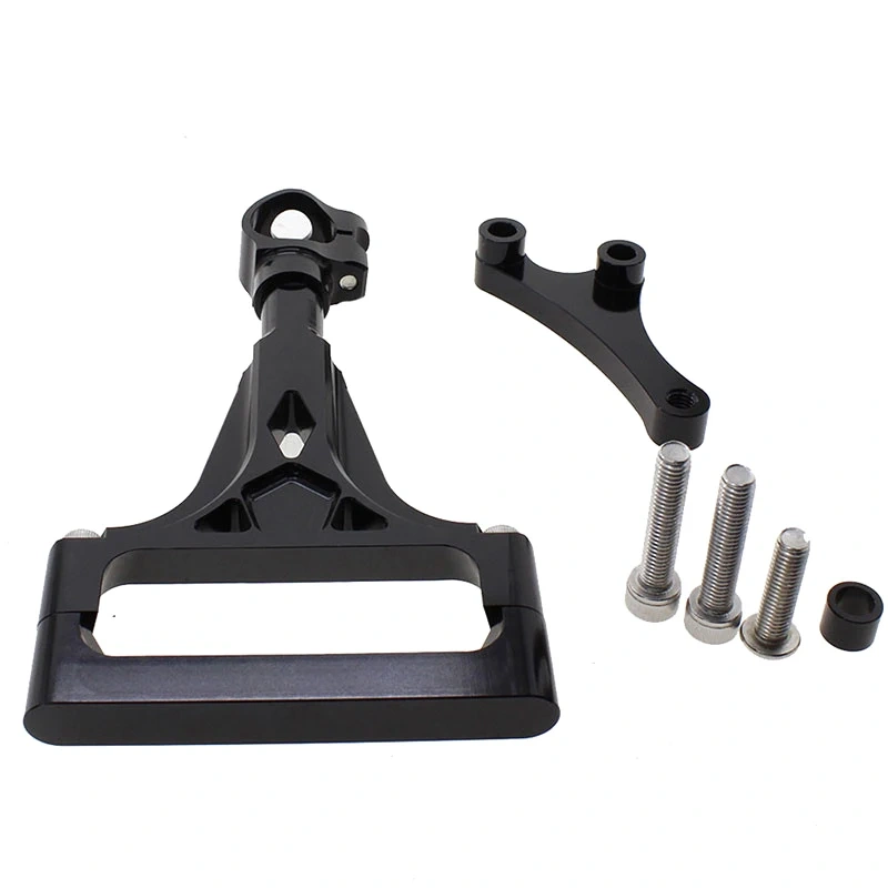 For Kawasaki Z1000 2003 2004 2005 2006 2007 2008 2009 Motorcycle Fiber Carbon Steering Damper Stabilizer Bracket Mounting Kit