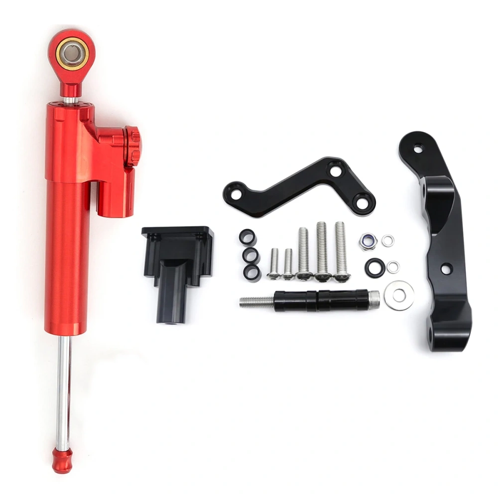 FOR Yamaha MT-03 MT03 2020 2021 2022 2023 CNC Fiber Carbon Steering Damper Stabilizer Bracket Mounting Kit