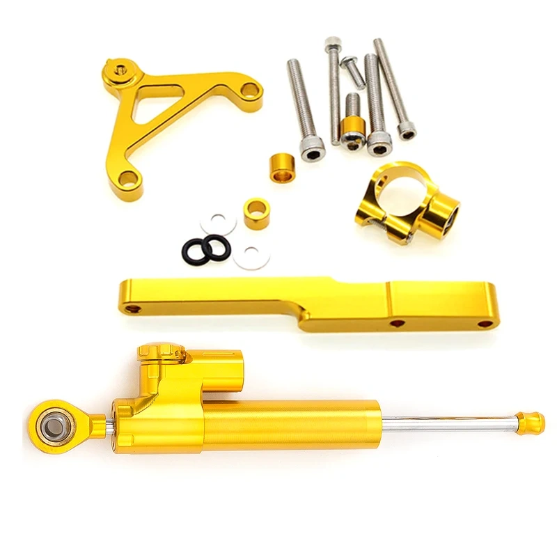 For Honda CB1000R CB 1000 R 1000R 2008-2020 2015 2014 2013 2012 2011 2010 Fiber Carbon Steering Damper Stabilizer Bracket Kit