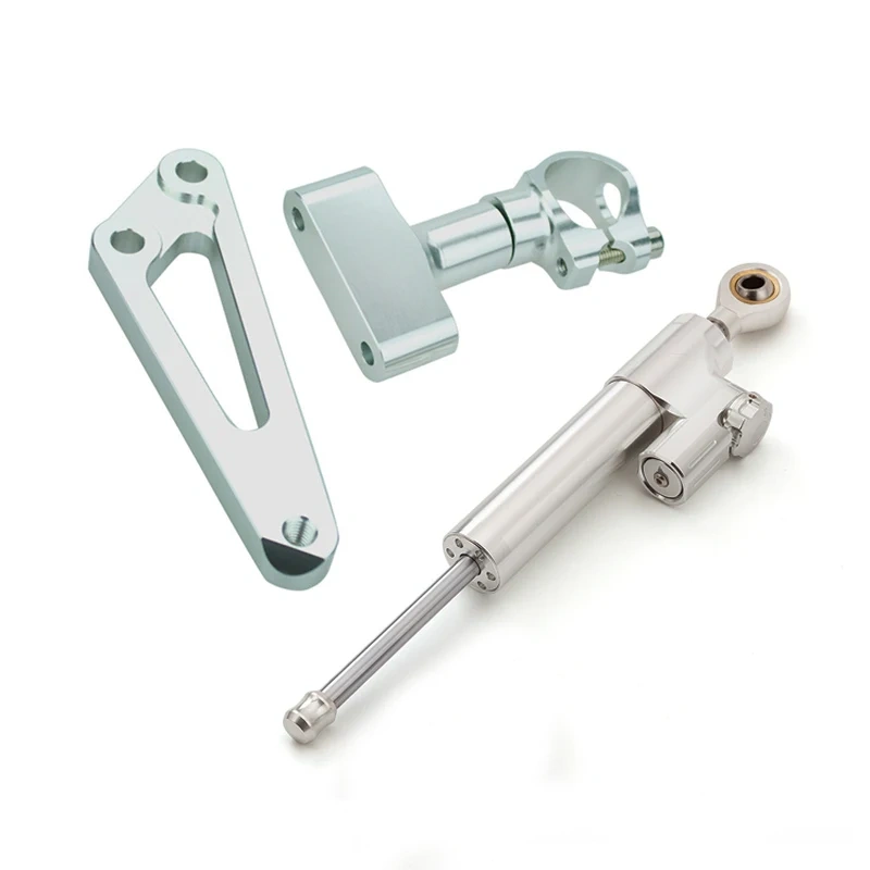Fiber Carbon Steering Damper Stabilizer Motorcycle For Honda CB600F HORNET CB 600 F 2007-2016 Dampers Mount Bracket Support Kit