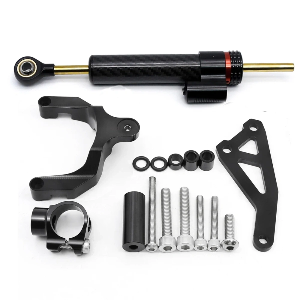 CNC Aluminum Steering Damper Shock Abosber Stabilizer Mounting Bracket Kit FOR Suzuki GSR750 GSR 750 2011 2012 2013 2014 2015