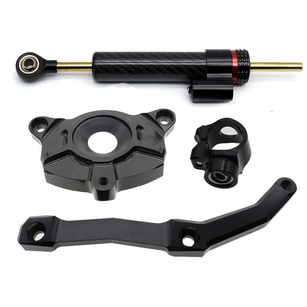 Fiber Carbon Steering Damper Stabilizer Motorcycle For Kawasaki Z1000 Z 1000 10-13 Aluminum Dampers Mount Bracket Support Kit