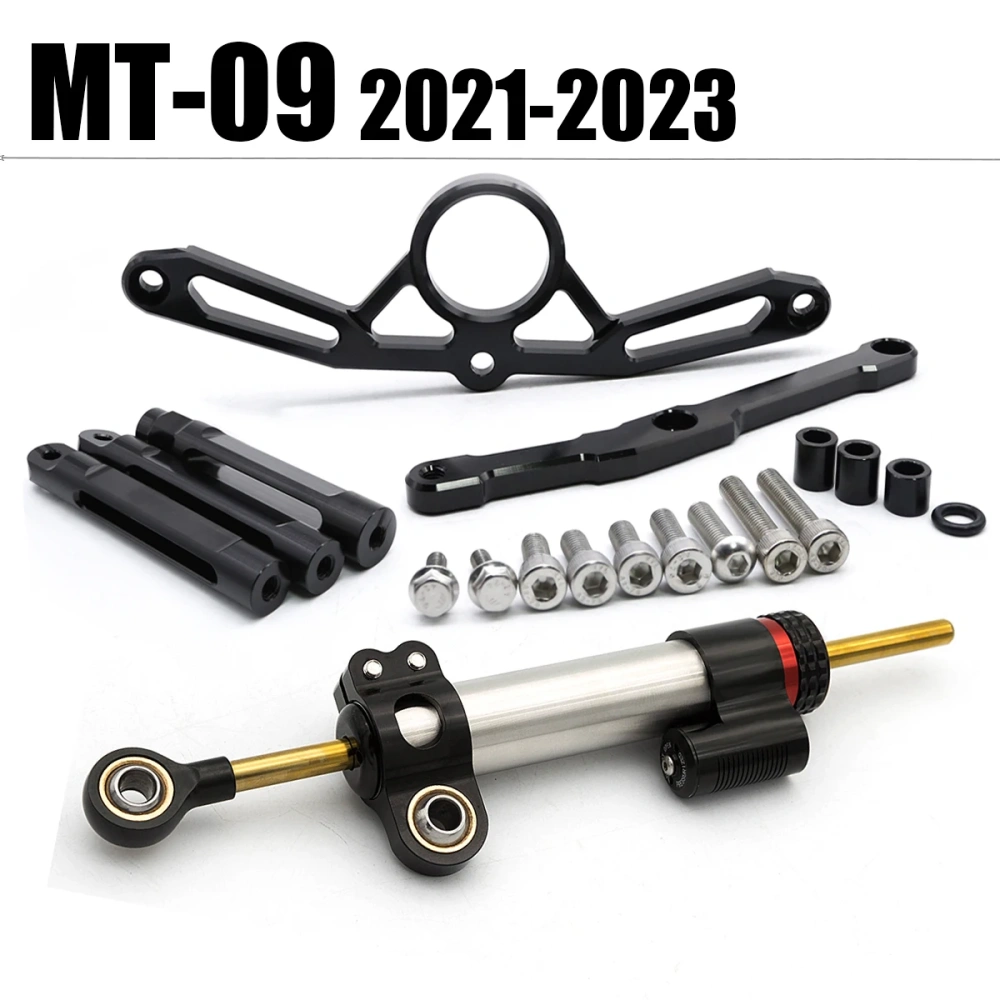 MT-09 CNC Motorcycle Stabilizer Steering Damper Bracket Mounting Kit Support FOR Yamaha MT09 MT 09 2021 2022 2023 Accessories