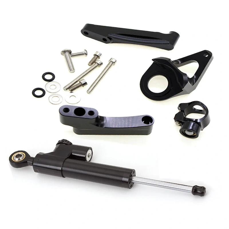 Fiber Carbon Steering Damper Stabilizer Motorcycle For Suzuki GSX1300R HAYABUSA 1300 1998-2019 Dampers Mount Bracket Support Kit