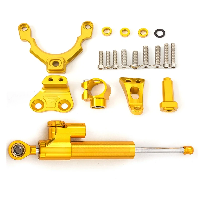 2023 Fiber Carbon Steering Damper Stabilizer Motorcycle For Kawasaki Z900 Z 900 2017-2022 2021 Dampers Mount Bracket Support Kit