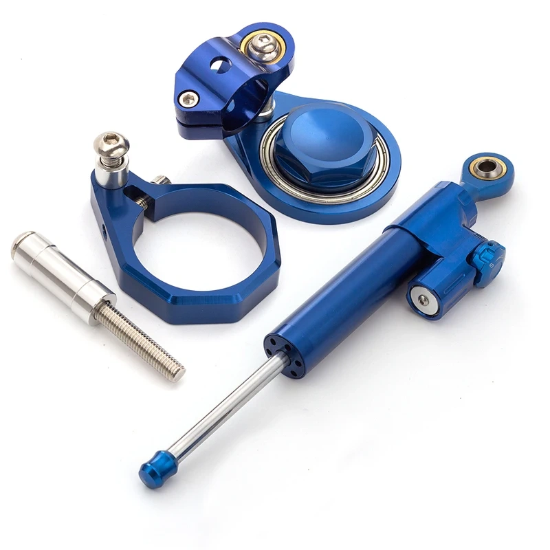 For Suzuki GSXR GSX-R 1000 GSXR10000 2007 2008 K7 K8 CNC Fiber Carbon Steering Damper Stabilizer Bracket Mounting Support Kit