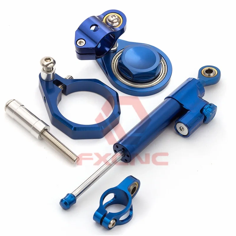 For Suzuki GSXR600 GSXR750 2006-2010 GSXR 1000 2007-2008 CNC Motorcycle Stabilize Steering Damper Bracket Mounting Kit Support