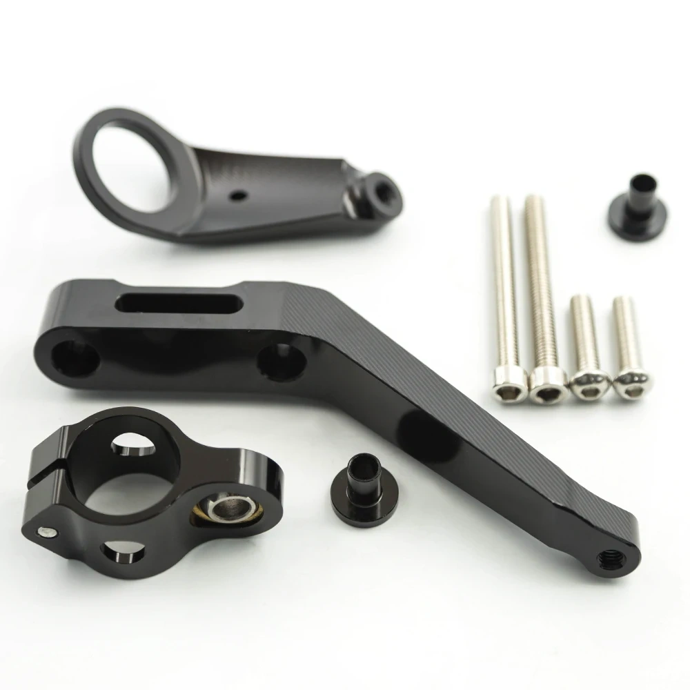 Fiber Carbon Steering Damper Stabilizer Motorcycle For Honda CBR929RR CBR929 RR CBR 929 RR 929 Dampers Mount Bracket Support Kit