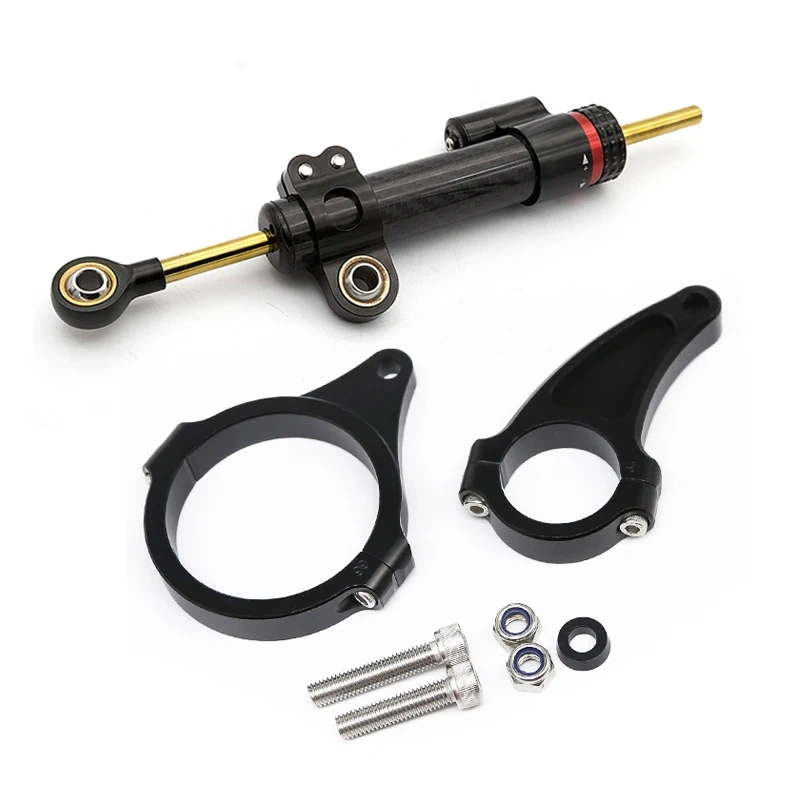 For Kaabo Wolf Warrior 11 / King / Warrrior GT Electric Scooter Aluminum Steering Damper Bracket Mounting Kit Skateboard Parts