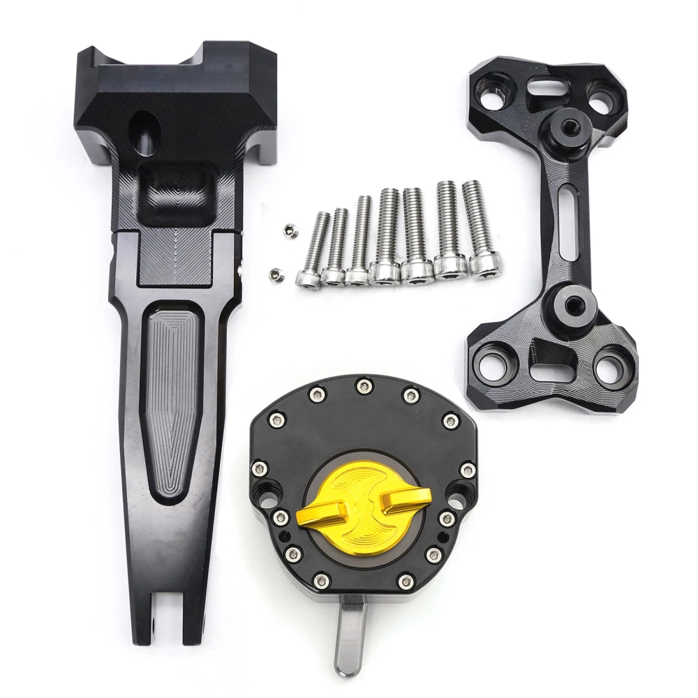 CNC Aluminum Steering Damper & Bracket Mouting Kit For Yamaha Tracer MT-09 900 9 GT 9GT MT09 2015 2016 2017 2018 2019 2020-2022