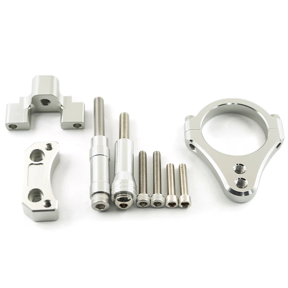 2019-2022 For Yamaha YZF R3 R25 MT25 YZFR3 YZF-R3 2020 2021 NEW Fiber Carbon Steering Damper Stabilizer Bracket Mounting Kit