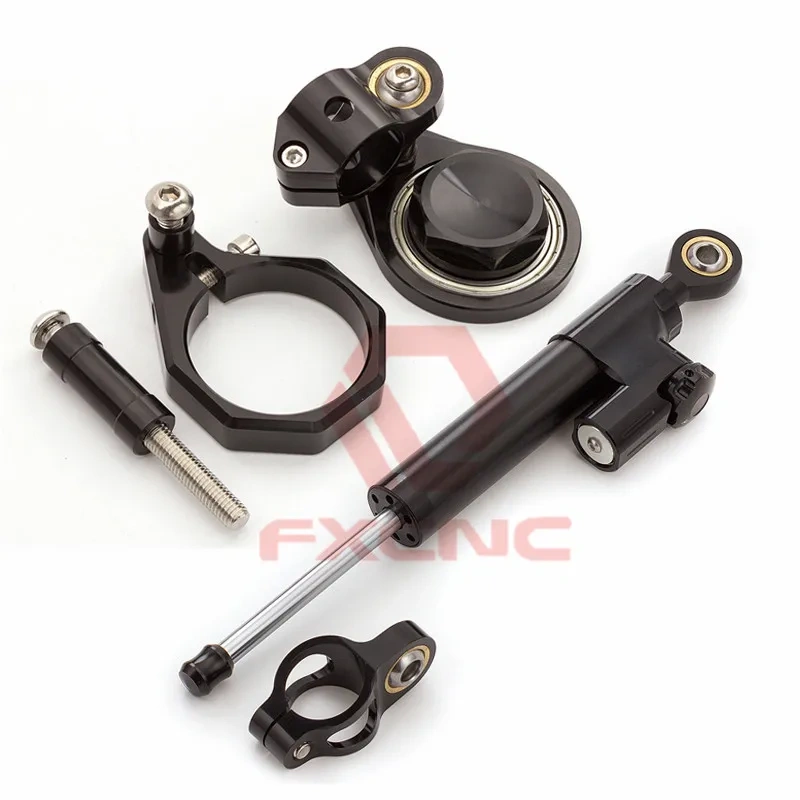 For Suzuki GSXR600 GSXR750 2006-2010 GSXR 1000 2007-2008 CNC Motorcycle Stabilize Steering Damper Bracket Mounting Kit Support